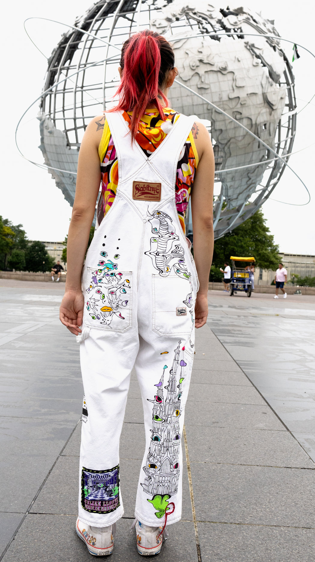 Painted SabitNyc Overalls