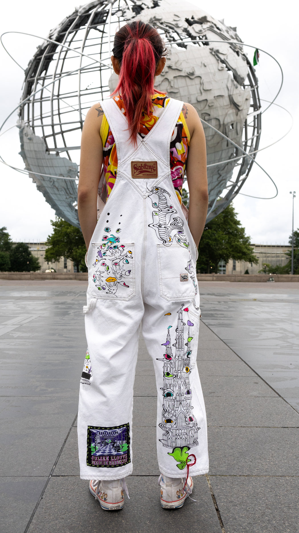 Painted SabitNyc Overalls