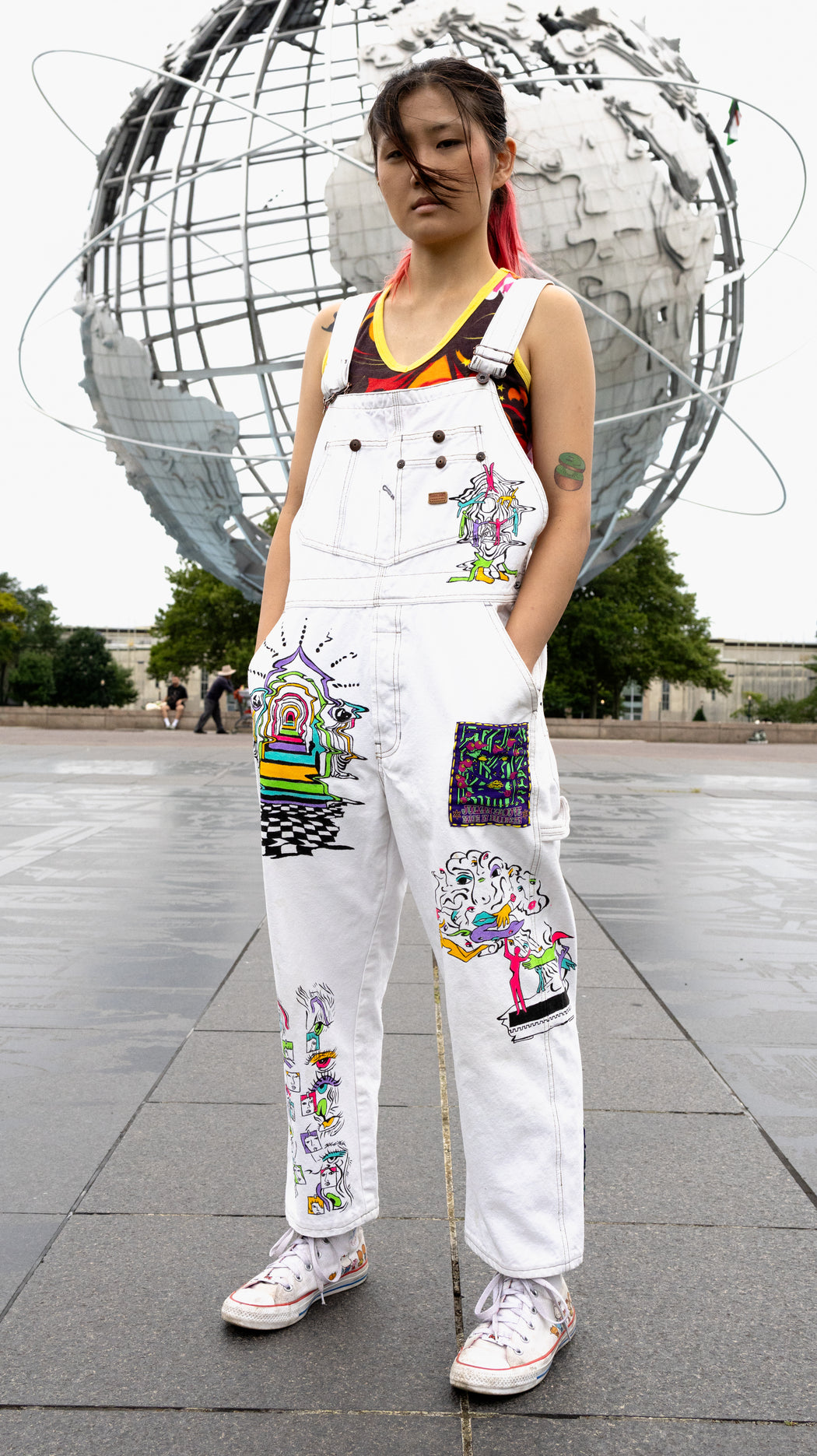 Painted SabitNyc Overalls