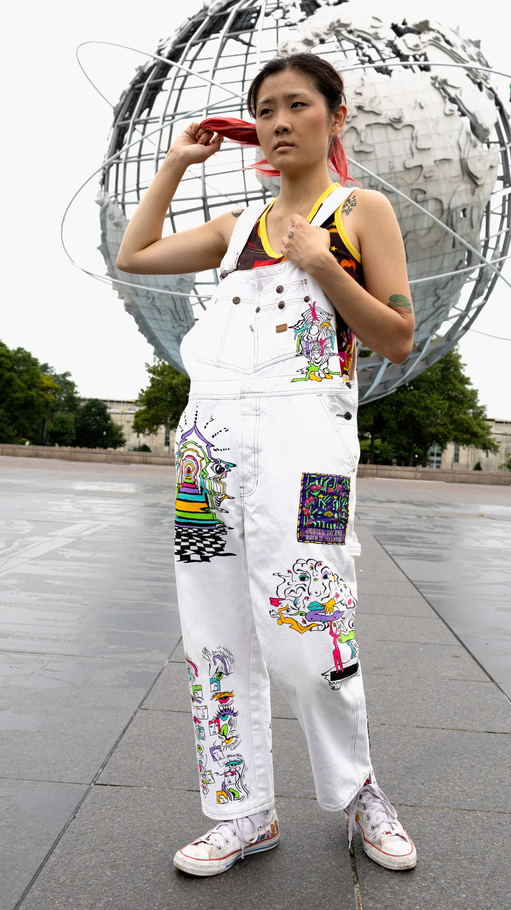 Painted SabitNyc Overalls