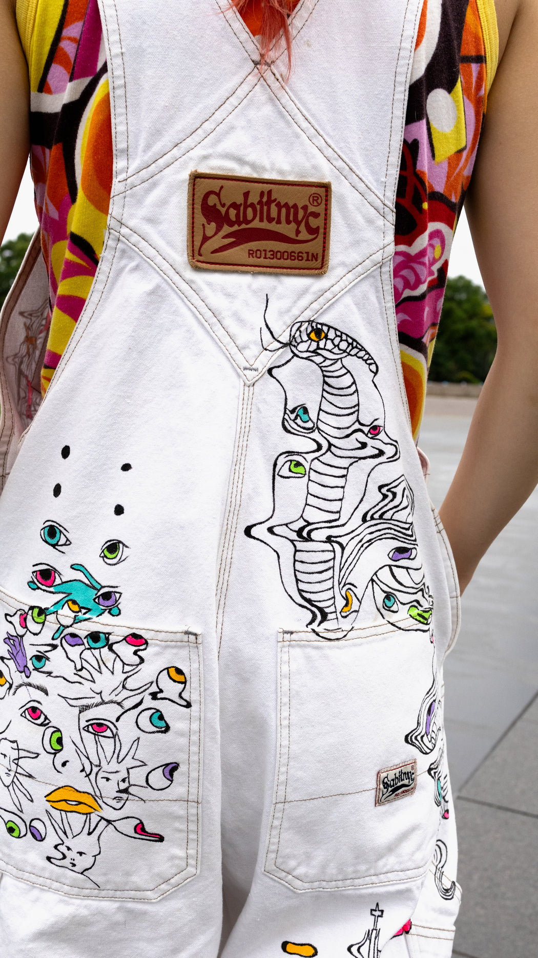 Painted SabitNyc Overalls